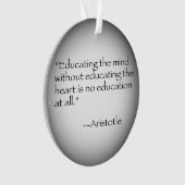 Aristoteles Quote Ornament (voorkant)