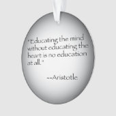 Aristoteles Quote Ornament (voorkant)