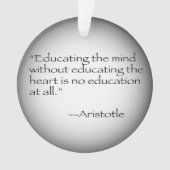 Aristoteles Quote Ornament (voorkant)