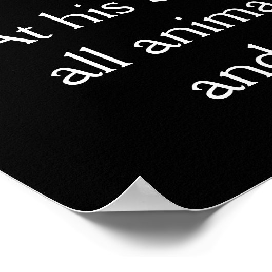 Aristoteles - Quote voor recht en recht Poster (Hoek)