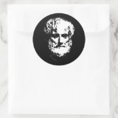 Aristoteles-Stickers Ronde Sticker (Tas)