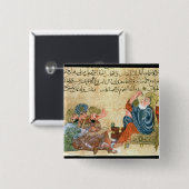 Aristoteles Vierkante Button 5,1 Cm (Voorkant /achterkant)