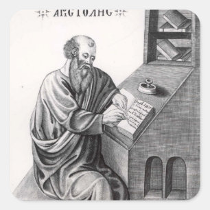 Aristoteles Vierkante Sticker