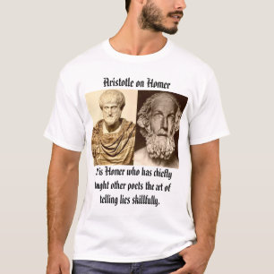 Aristotle_altemps, homer, Aristoteles op Homer, ik T-shirt