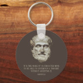 Aristotle Educate Mind Sleutelhanger (Voorkant)