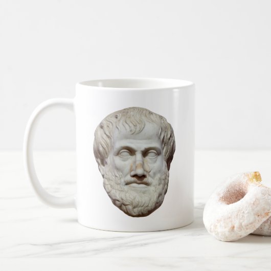 Aristotle Greek Philosopher Koffiemok (Met donut)