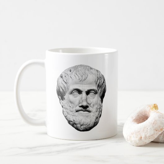 Aristotle Greek Philosopher Koffiemok (Met donut)