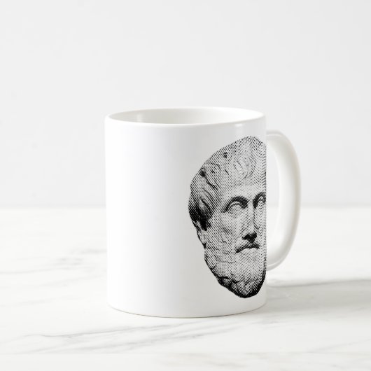 Aristotle Greek Philosopher Koffiemok (Voorkant rechts)