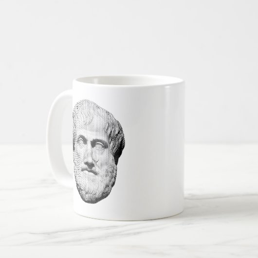 Aristotle Greek Philosopher Koffiemok (Voorkant links)