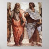 Aristotle Plato Poster (Voorkant)
