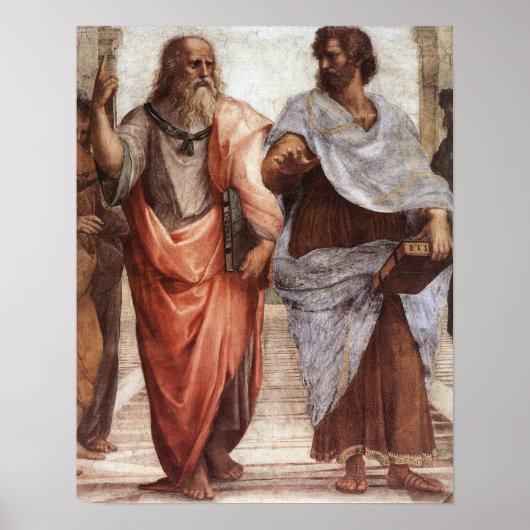 Aristotle Plato Poster (Voorkant)