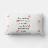 Aristotle Spring Quote Decor For Home Kussen (Voorkant)