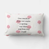 Aristotle Spring Quote Decor For Home  Kussen (Voorkant)