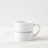 Aristotle Winter Quote Decor For Home Espresso Kop (Rechts)