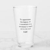 Aristotle Winter Quote Decor For Home Glas (Voorkant)