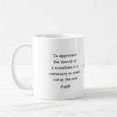 Aristotle Winter Quote Decor For Home Koffiemok (Links)
