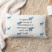 Aristotle Winter Quote Decor For Home Kussen (Deken)