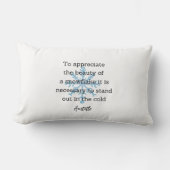 Aristotle Winter Quote Decor For Home Kussen (Voorkant)