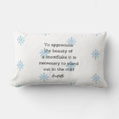 Aristotle Winter Quote Decor For Home Kussen (Voorkant)