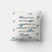Aristotle Winter Quote Decor For Home Kussen (Voorkant)