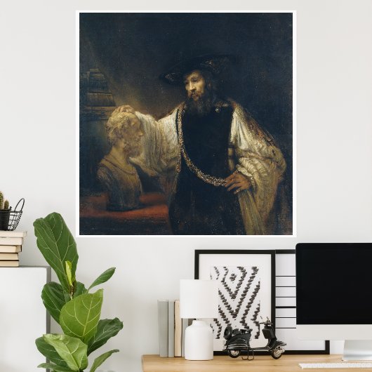 Aristotle With A Bust Of Homer by Rembrandt Poster (Thuiskantoor)