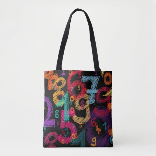 Arithmetische Wiskunden Schoolstudent of leraar Tote Bag (Voorkant)