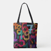 Arithmetische Wiskunden Schoolstudent of leraar Tote Bag (Achterkant)
