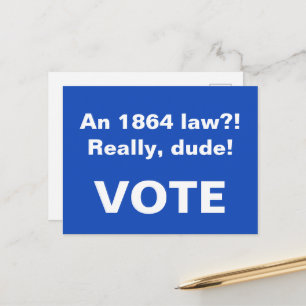 Arizona 1864 Wet Reproductieve Rechten Briefkaart