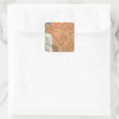 Arizona 2 vierkante sticker (Tas)