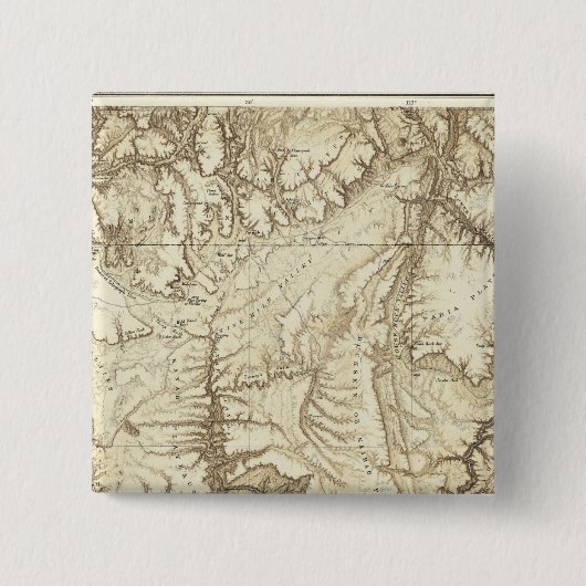 Arizona 3 vierkante button 5,1 cm (Voorkant)