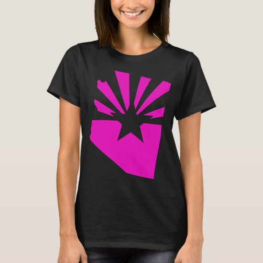 Arizona 48 State Flag Logo T-Shirt (Voorkant)