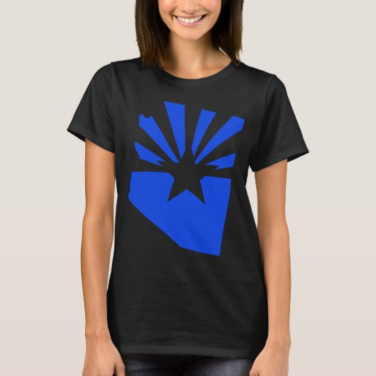 Arizona 48 State Flag Logo T-Shirt (Voorkant)