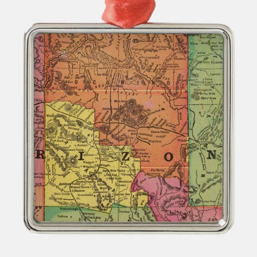Arizona 6 metalen ornament (Voorkant)
