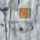 Arizona 6 vierkante button 5,1 cm (In situ)