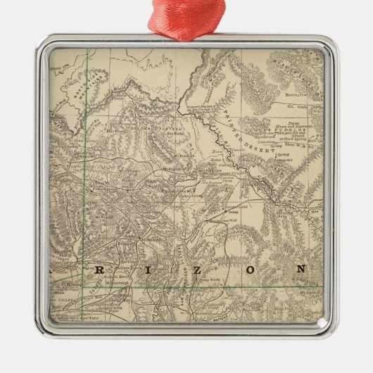 Arizona 7 metalen ornament (Voorkant)