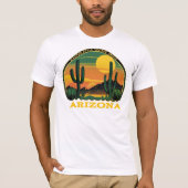 Arizona Adventure T-shirt | Desert Vibes & Cactus (Voorkant)