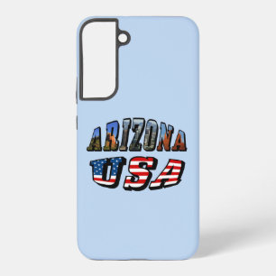 Arizona-afbeelding en tekst van de Amerikaanse vla Samsung Galaxy Hoesje