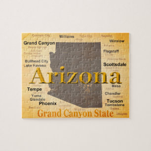 Arizona Aged Map Legpuzzel