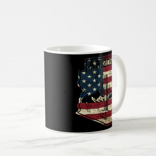 Arizona American Flag  Koffiemok (Voorkant rechts)