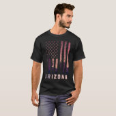 Arizona American Flag USA State Patriotic Arizonia T-shirt (Voorkant volledig)