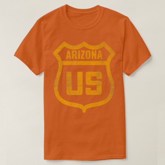 Arizona - Amerikaanse snelweg met een slecht weer T-shirt (Design voorkant)