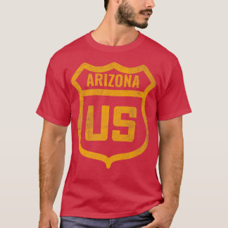 Arizona - Amerikaanse snelweg met een slecht weer T-shirt