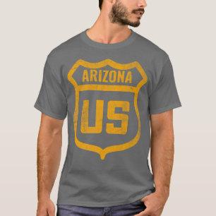 Arizona - Amerikaanse snelweg met een slecht weer T-shirt