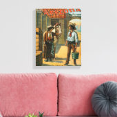 Arizona "Amerika's grootste spel" Cachese Canvas Afdruk (Insitu (Woonkamer))