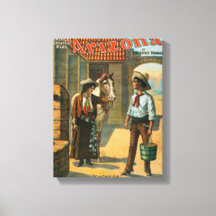 Arizona "Amerika's grootste spel" Cachese Canvas Afdruk