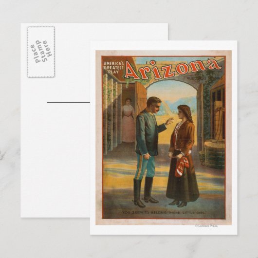 Arizona "Amerika's grootste spel" Poster #2 Briefkaart (Voorkant / Achterkant)