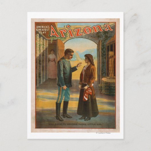 Arizona "Amerika's grootste spel" Poster #2 Briefkaart (Voorkant)