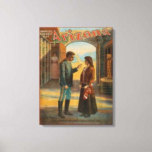 Arizona "Amerika's grootste spel" Poster #2 Canvas Afdruk (Voorkant)