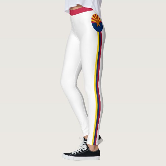 Arizona & Arizona Flag, mode VS, reizen/sport Leggings (Links)