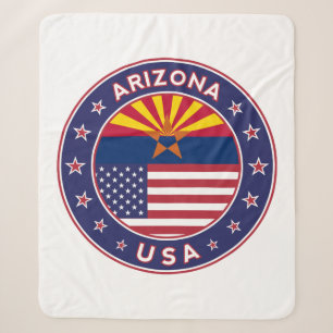 Arizona, Arizona t-shirt, Arizona poster, sticker Sherpa Deken